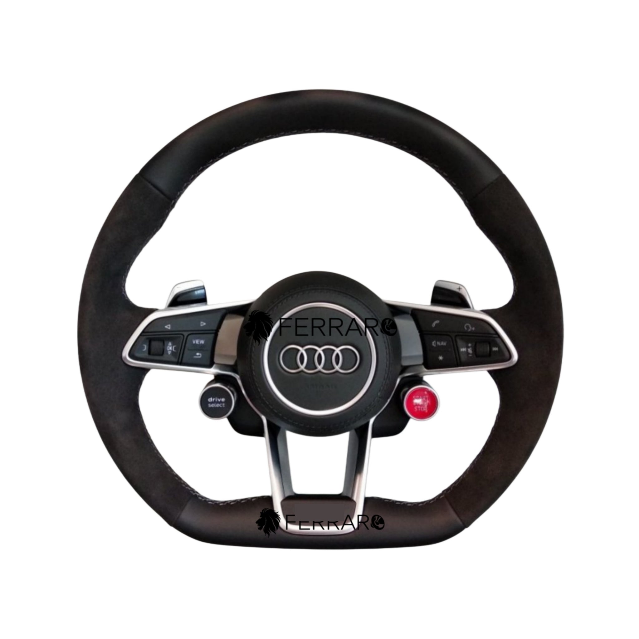 (PRENOTA) Volante per Audi, Galvanica, Filettatura, Pulsanti, RS