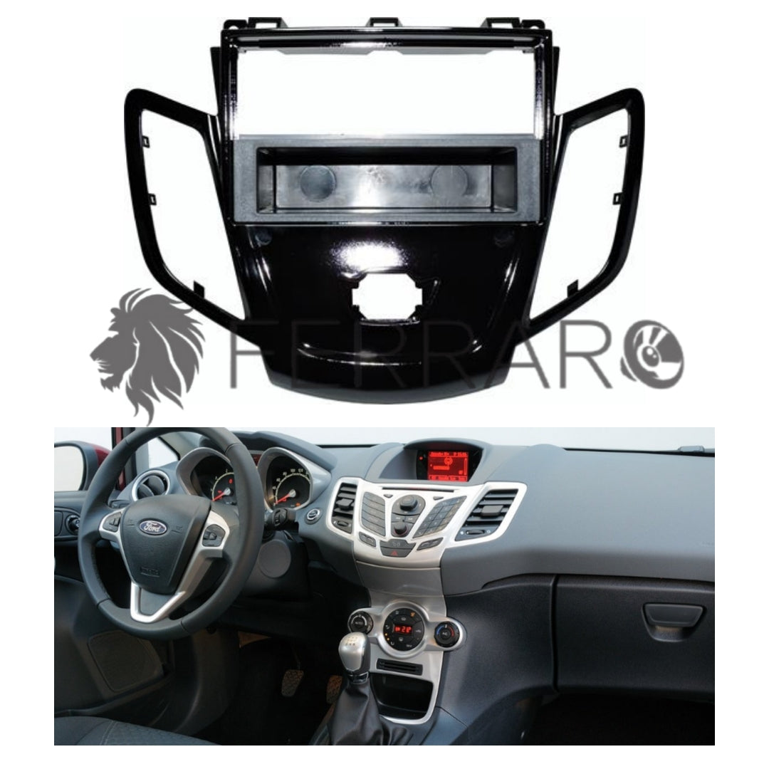Mascherina 1DIN con Cassetto per Ford Fiesta (2009-2017)