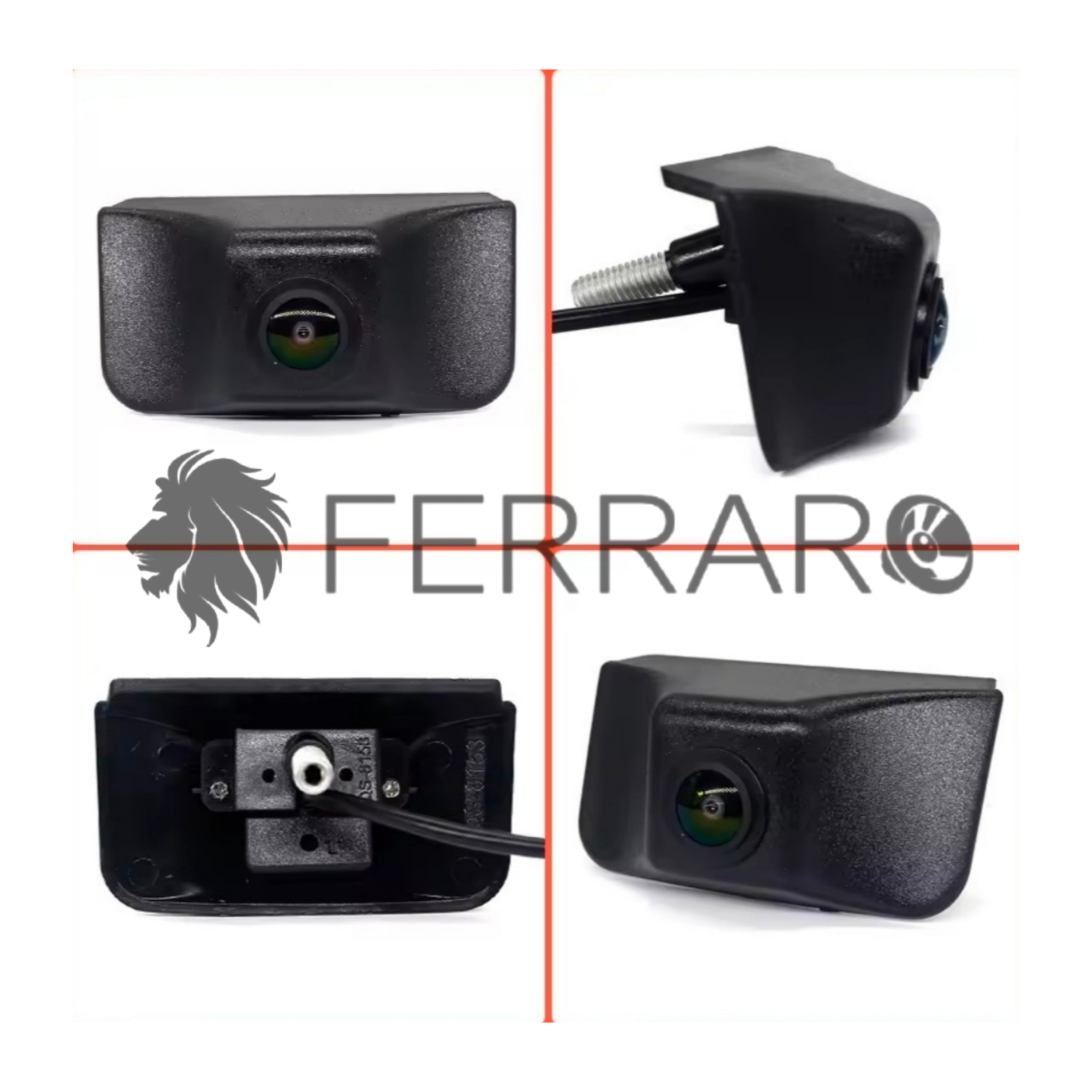(PRENOTA) Telecamera Frontale per Jeep Wrangler JK, Compass, AHD, 1920x1080, 170° Gradi