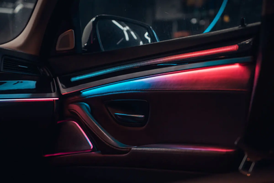 (PRENOTA) Ambient Light per BMW Serie 5 F10, F11 (2011-2017), 256 Colori, APP