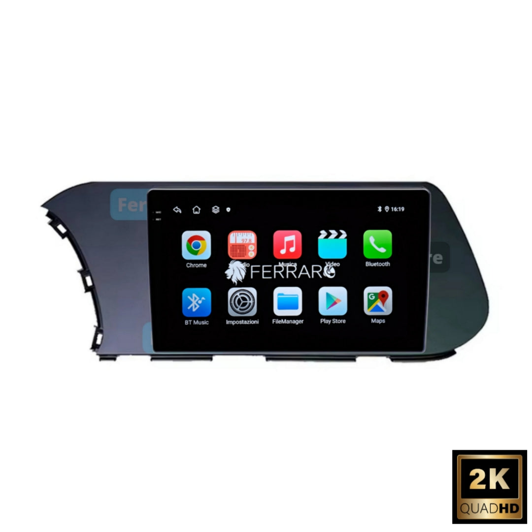 Autoradio per Hyundai i20 10.1" 2K | 2020-2026 | Android | Bluetooth | CarPlay | Android Auto | 4/64GB Ram