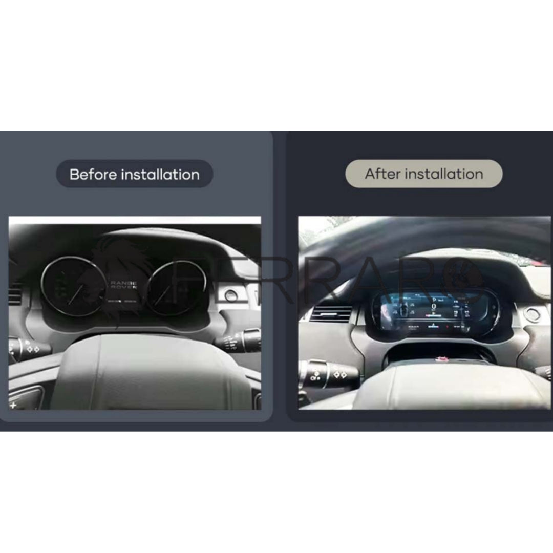 (PRENOTA) Virtual Cockpit 12.3" per Land Rover, Range Rover Evoque, L538 (2011-2018), HD Ultra, CarPlay e Android Auto