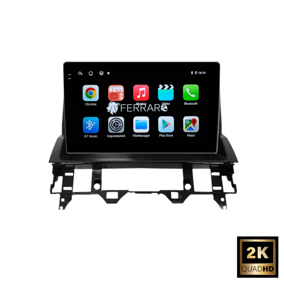 (PRENOTA) Autoradio per Mazda 6, Atenza GG1 10.1 2K, (2002-2008)Android, Bluetooth, CarPlay, Android Auto, 4/64GB Ram