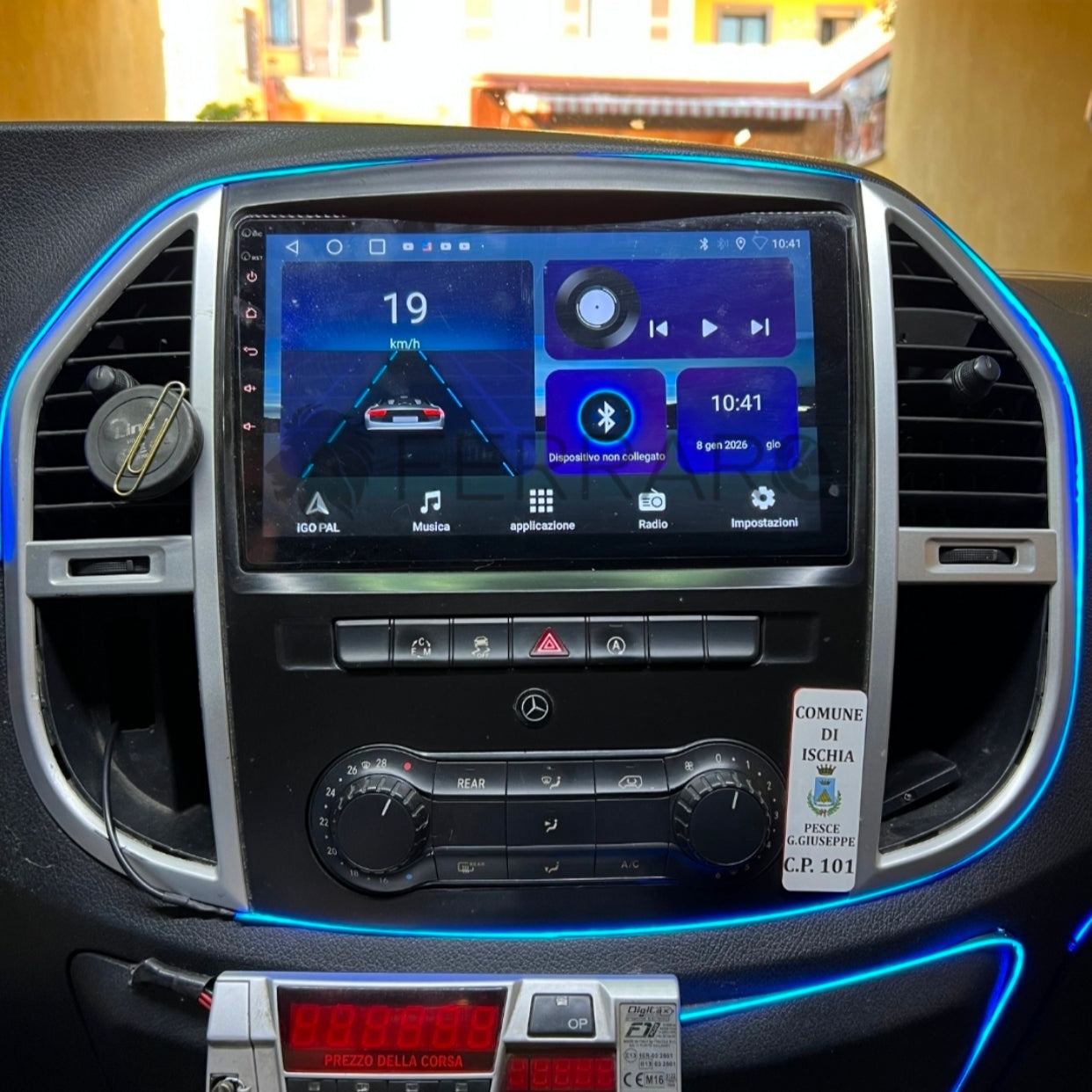 Autoradio per Mercedes Vito W447 10.1" 2K | 2014-2019 | Android | Bluetooth | CarPlay | Android Auto | 4/64GB Ram