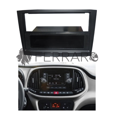 Mascherina 1DIN con Cassetto per Fiat Doblo (2015+)