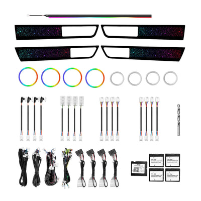 (PRENOTA) Ambient Light per Land Rover Range Rover Sport (2010-2013), 256 Colori,  APP