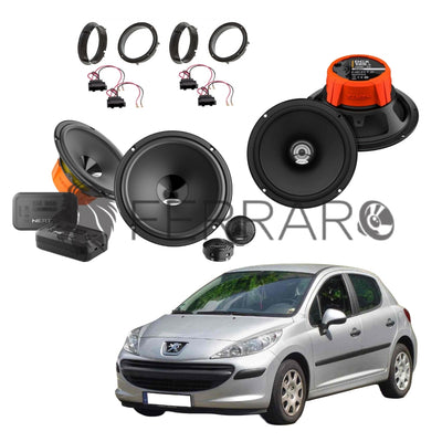 Hertz Kit 6 Casse | DSK 165.3 | DCX 165.3 | Ant/Post | Peugeot 207 dal 2006>
