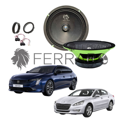 FerraroStore Kit 2 Altoparlanti, PV165.3, Ant o Post, Peugeot 508 1ª/2ª (2010-2024)