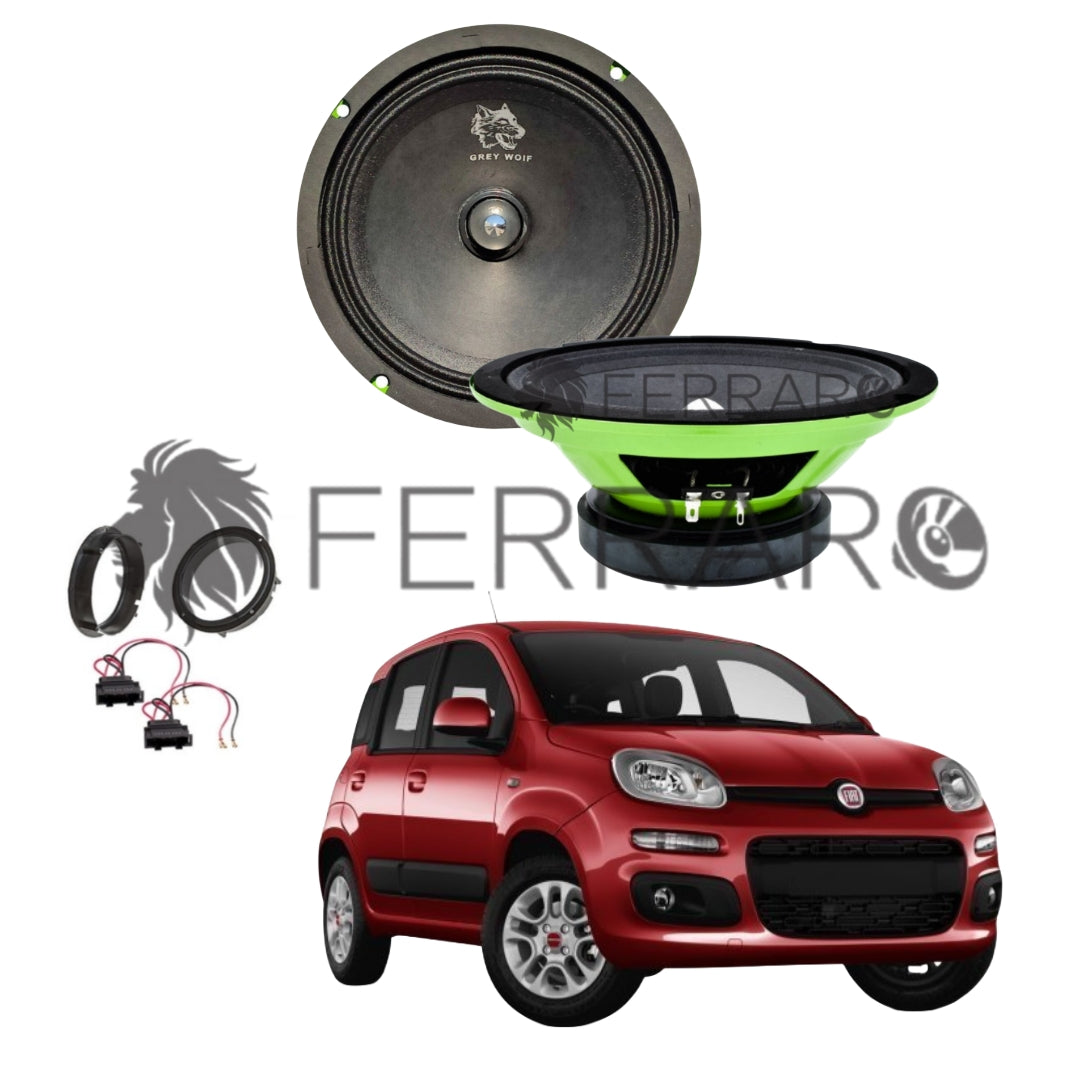 FerraroStore Kit 2 Altoparlanti, PV165.3, Anteriori, Panda 3ª Serie dal 2012>