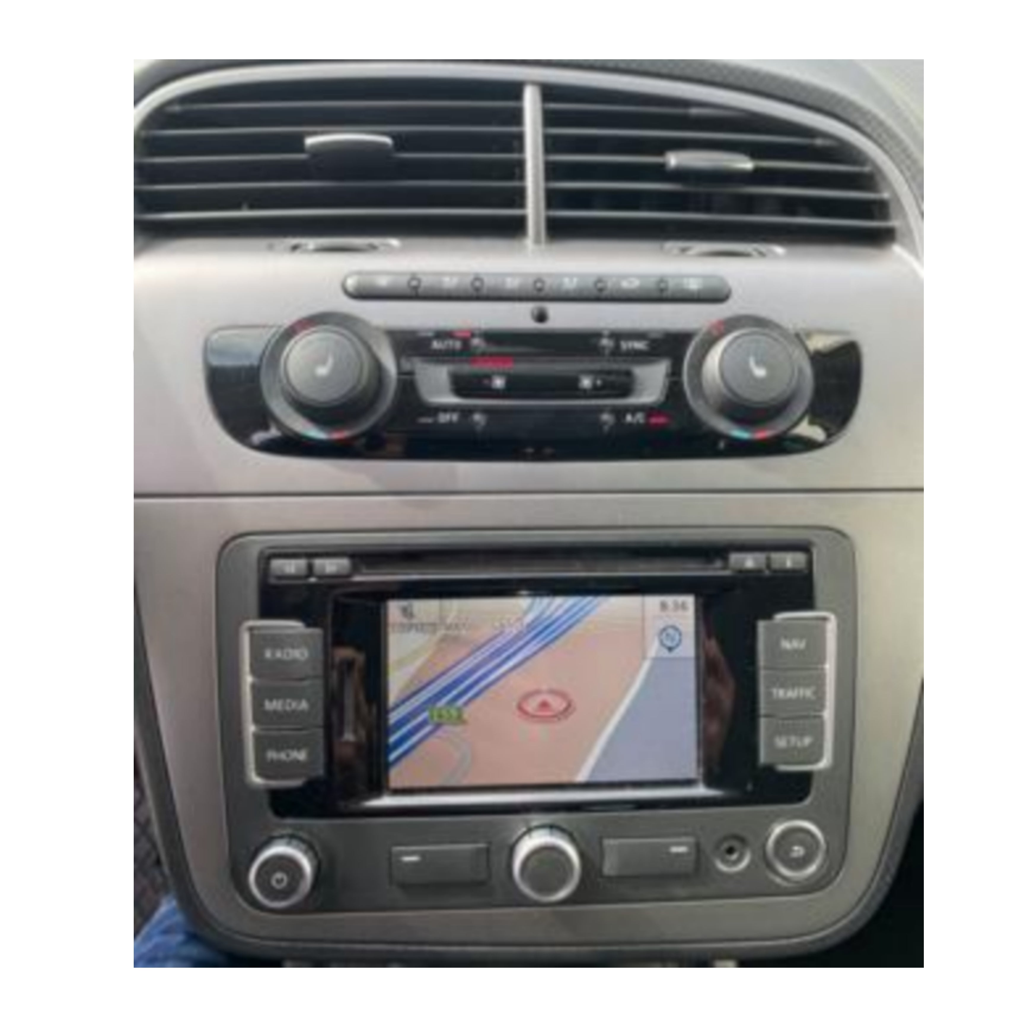 Kit Montaggio Autoradio 9"Pollici Seat Altea (2004-2015), Mascherina, Cablaggio per Autoradio Android