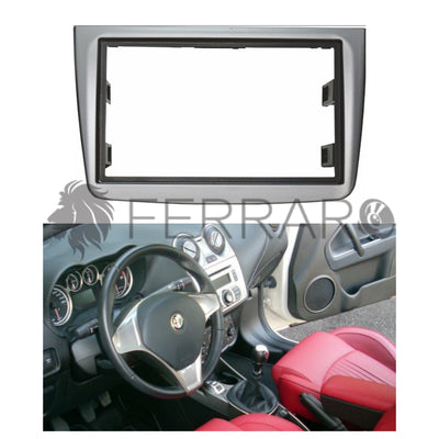 Mascherina 2DIN, No Cornice per Alfa Romeo Mito (2008+)