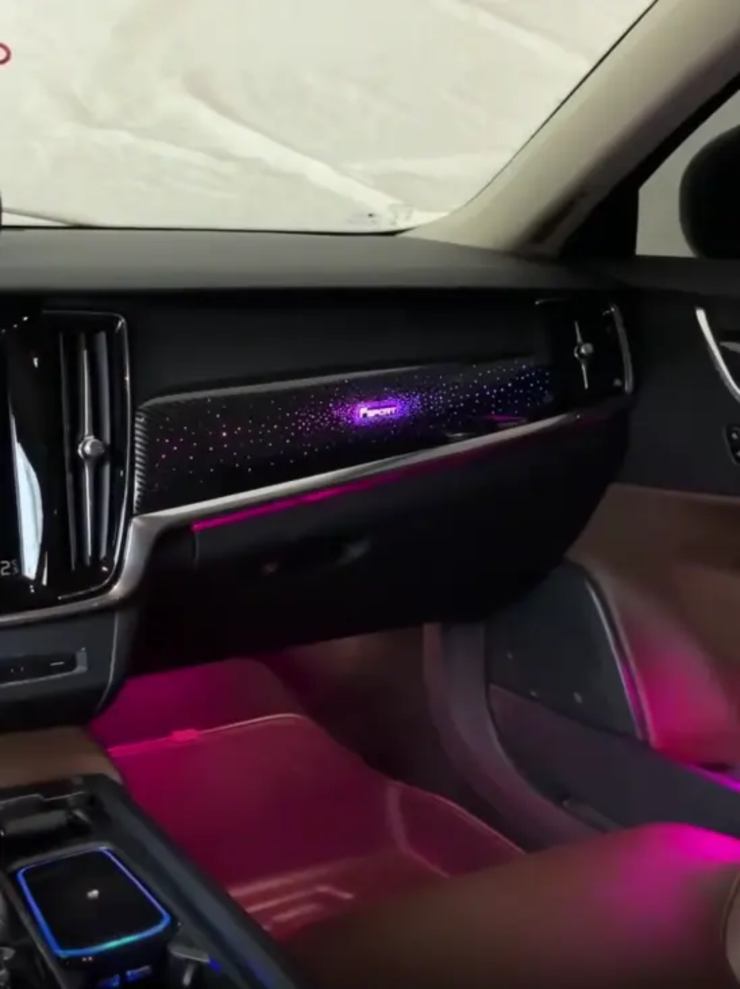 (PRENOTA) Ambient Light per Volvo S90 (2016-2024), 256 Colori, APP