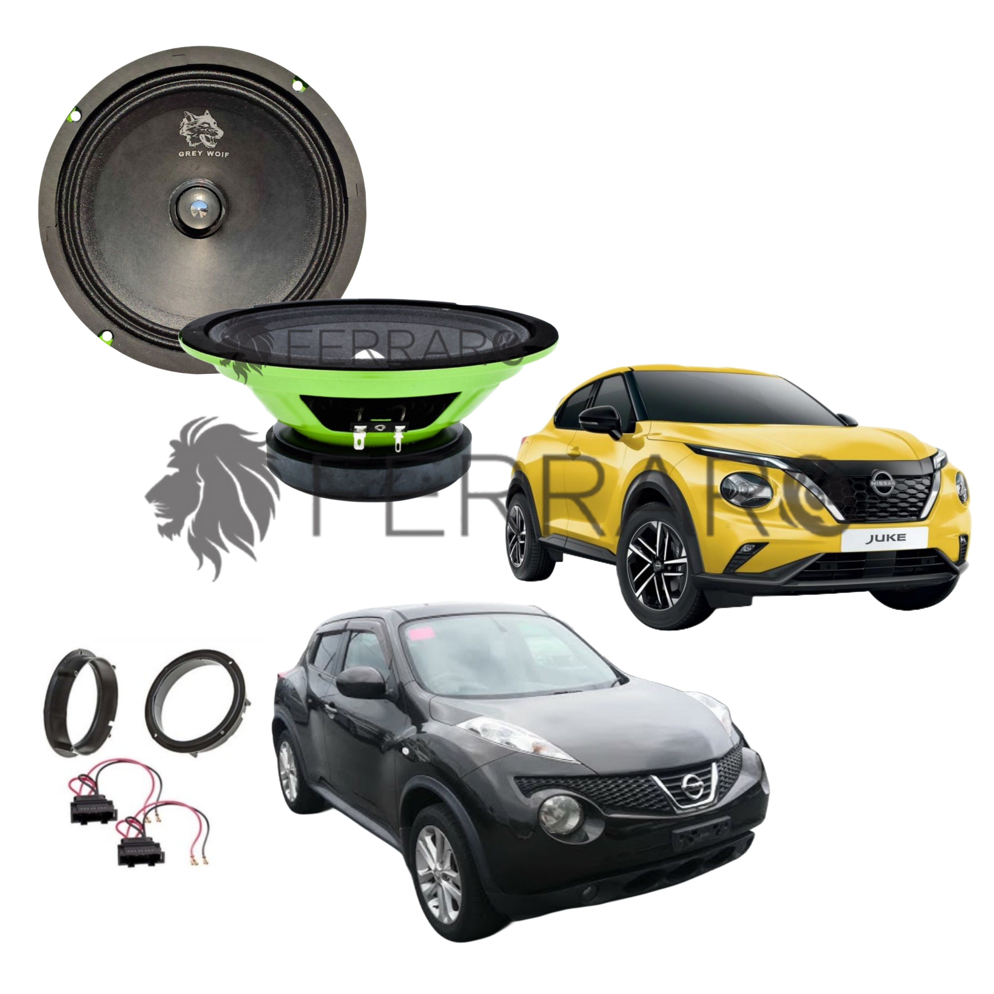FerraroStore Kit 2 Altoparlanti, PV165.3, Anteriore, Nissan Juke dal 2010>