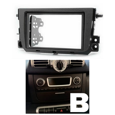 Car Radio Panel, 2 Iso Frame, Smart For Two, 2007 - 2010