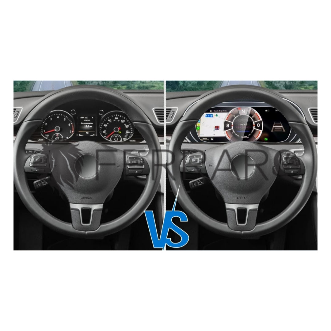 Virtual Cockpit 12.3" Volkswagen Polo (2009-2016) HD Ultra, CarPlay e Android Auto