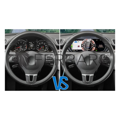 Virtual Cockpit 12.3" Volkswagen Polo (2009-2016) HD Ultra, CarPlay e Android Auto
