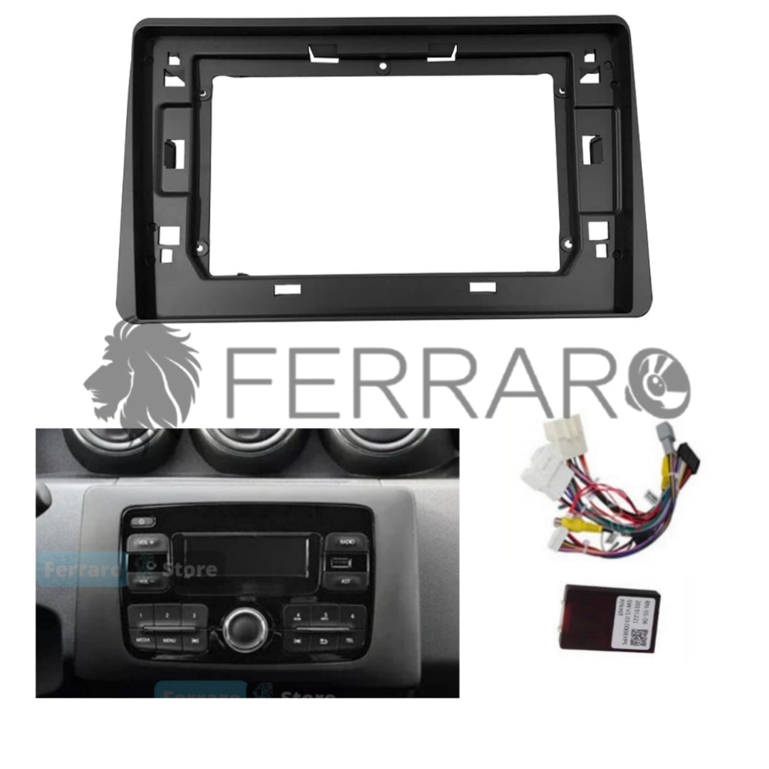 (PRENOTA) Kit Montaggio Autoradio 10.1"Pollici per Renault Arkana, Duster (2018-2024) Mascherina, Cablaggio Autoradio Android