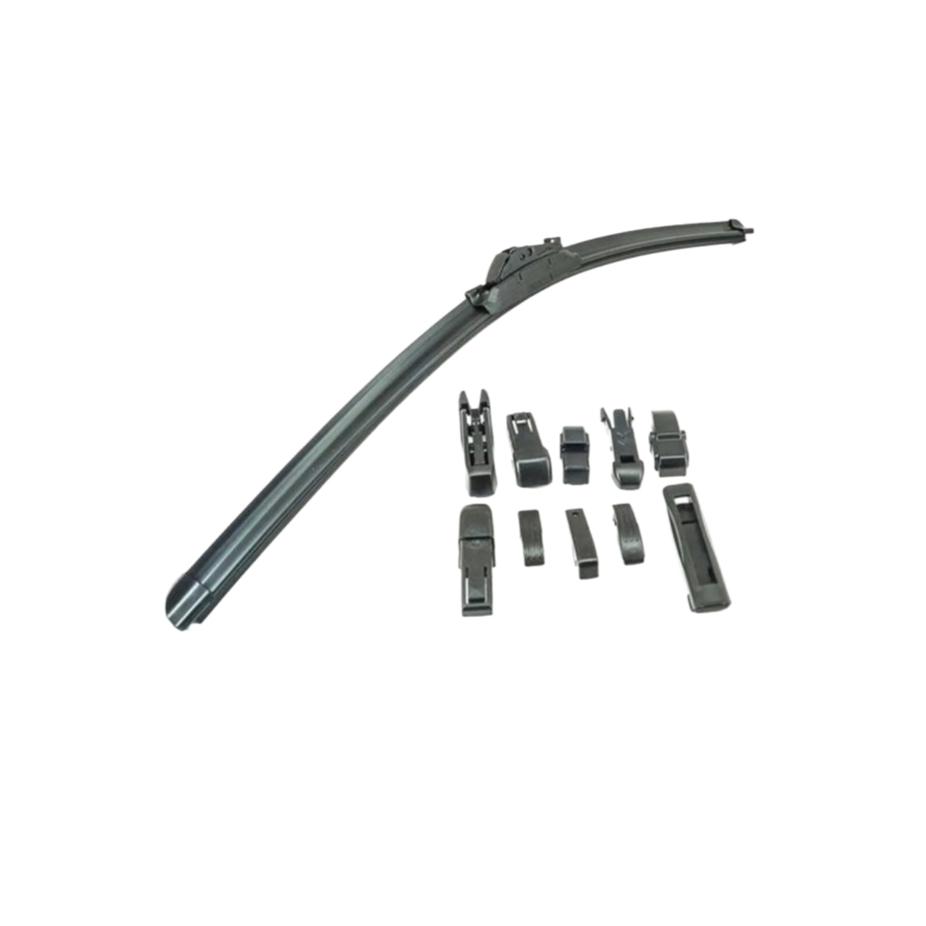 Universal Wiper Blade [23" 575mm] - 10 Adapters, Universal Blade, Without Joints