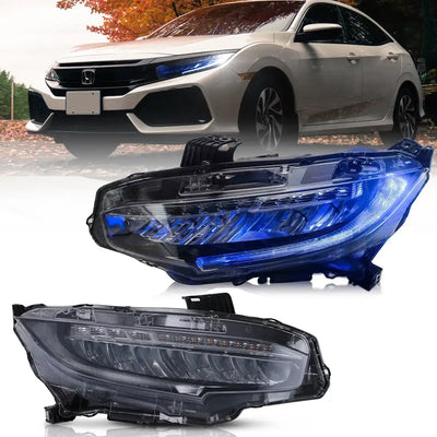 (PRENOTA) Fanali Anteriore Completo per Honda Civic 10ª (2016-2021) a LED