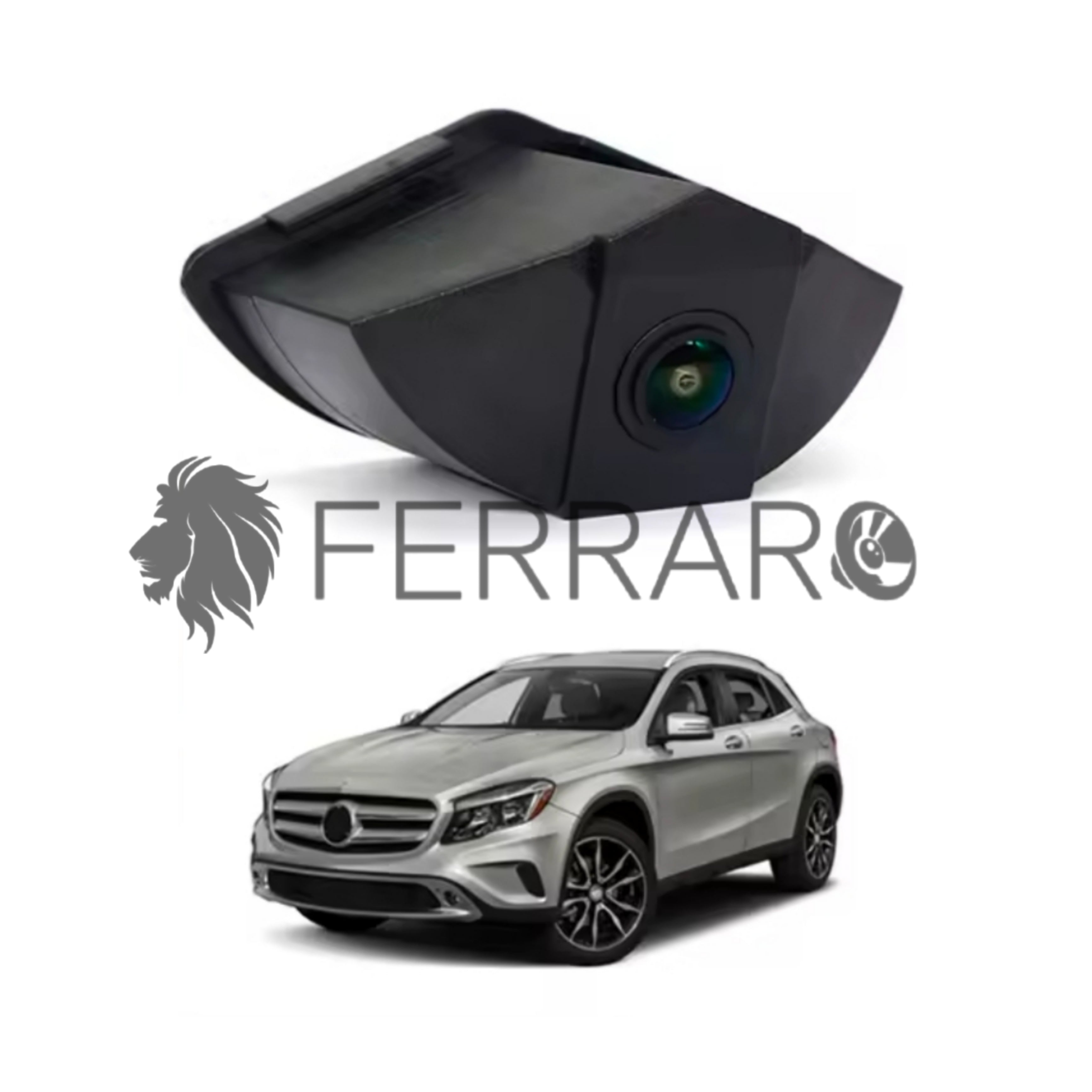 (PRENOTA)  Telecamera Frontale per Mercedes Vito, Viano, Classe A, B, C, E, GL (Compatibilità in Descrizione), AHD, 1920x1080, 170° Gradi