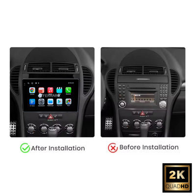 (PRENOTA)  Autoradio per Mercedes Benz SLK R171 9" 2K (2004-2011) Android, Bluetooth, CarPlay, Android Auto, 12/256GB Ram