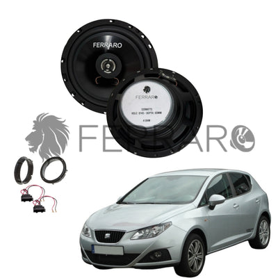 FerraroStore Kit 2 Altoparlanti, ASC-652PC, Ant o Post, Seat Ibiza 6L (2002-2008)