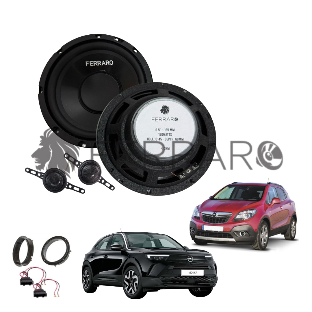 FerraroStore Kit 2 Altoparlanti, ASK-165.2, Anteriore, Opel Mokka (2012-2024)