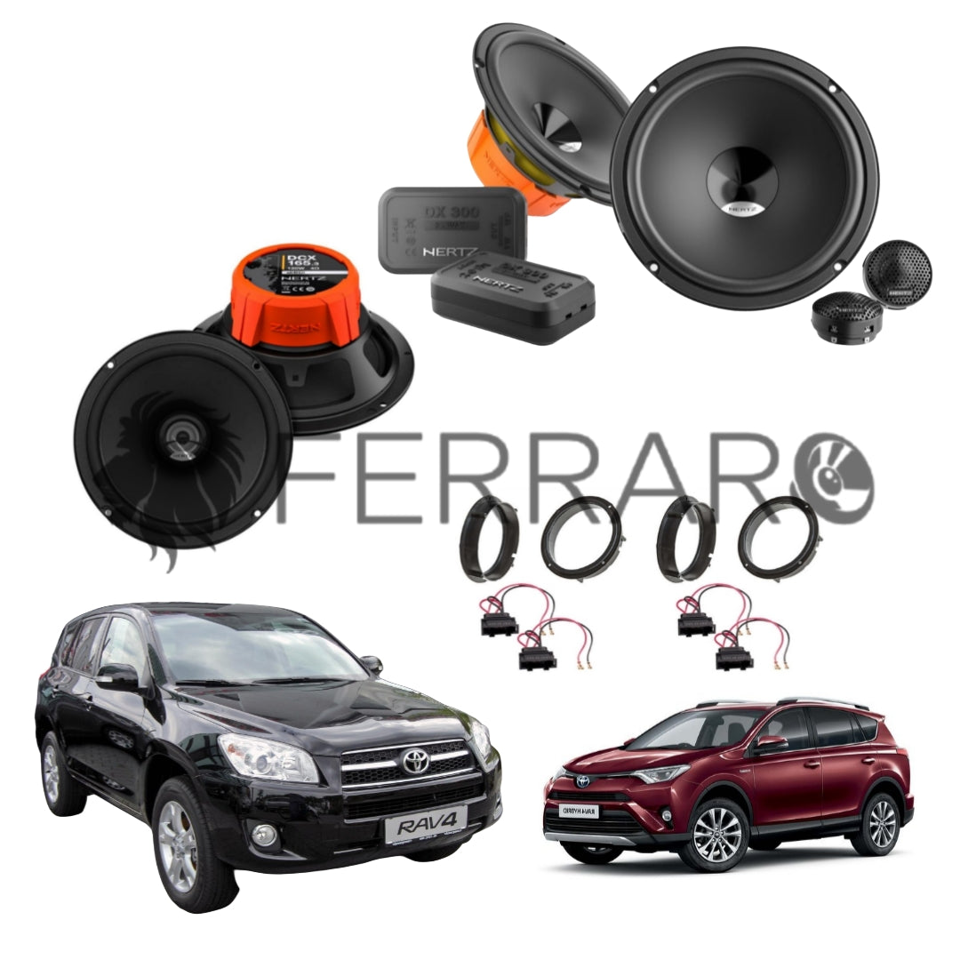 Hertz Kit 6 Casse | DSK 165.3 | DCX 165.3 |  Ant/Post | Toyota RAV4 (Dal 2006)