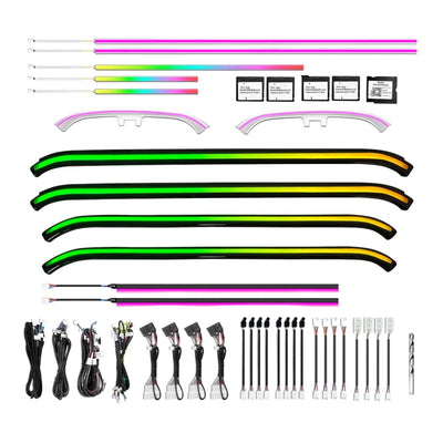 (PRENOTA) Ambient Light per Land Rover Defender L663 (2019-2026), 256 Colori, APP