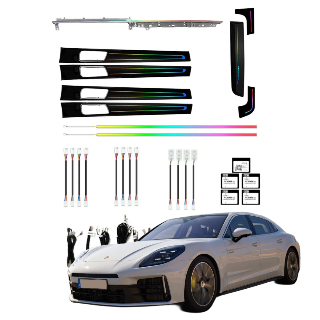 (PRENOTA) Ambient Light per Porsche Panamera (2017-2023), 256 Colori, APP
