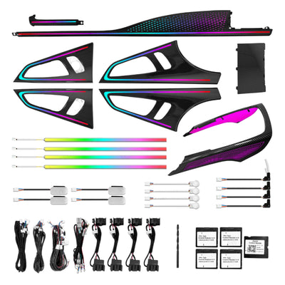 (PRENOTA) Ambient Light per Audi A7 C7 (2011-2018), 256 Colori, APP