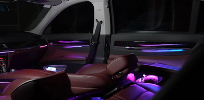 (PRENOTA) Ambient Light per BMW Serie 7 F01, F02 (2009-2014), 256 Colori, APP