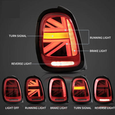 (PRENOTA)Fanali Posteriore Completo per BMW Mini Cooper F55, F56, F57 (2014-2018) a LED