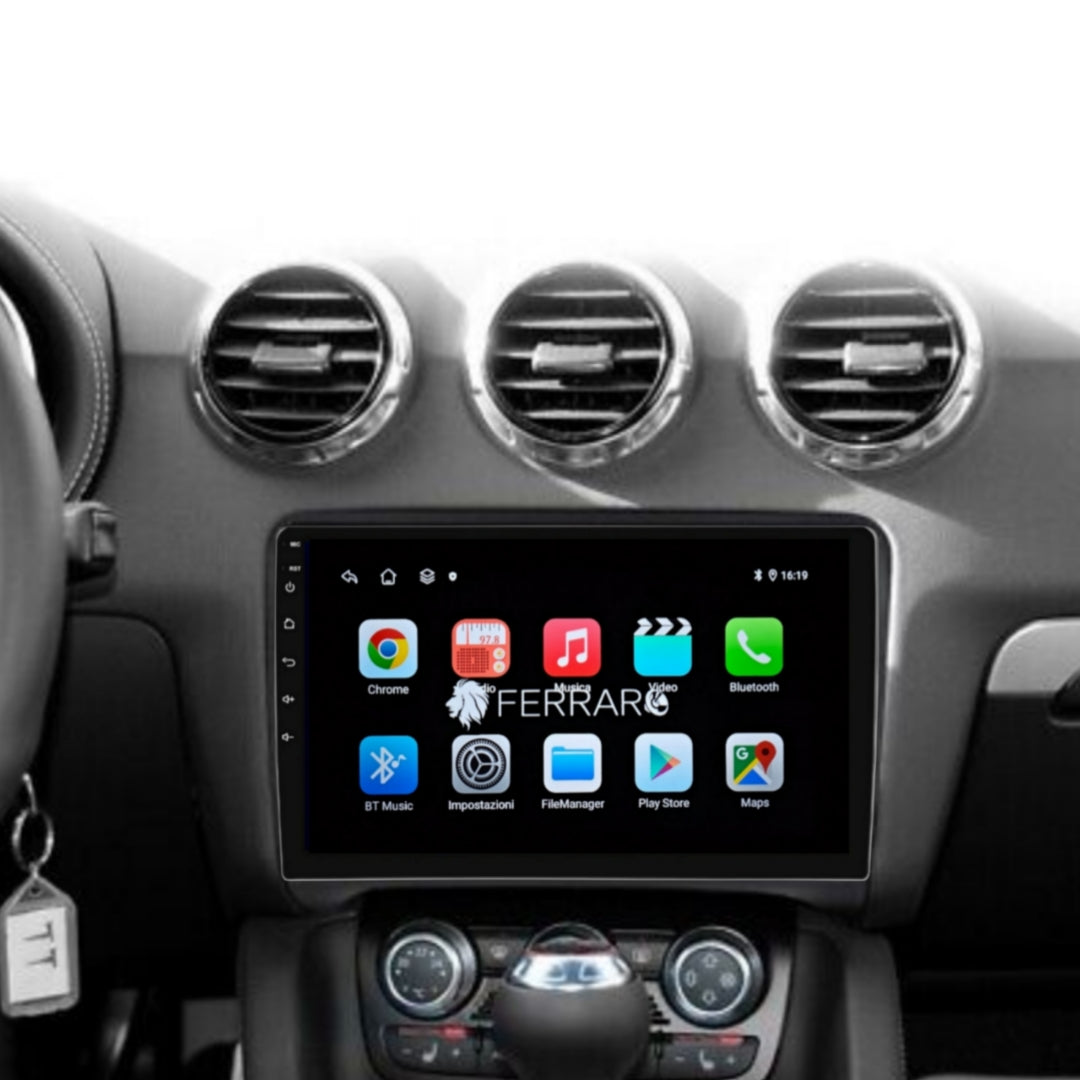 Autoradio per Audi TT 9" (2006-2014) Android, Bluetooth, CarPlay, Android Auto, 2GB/4GB/6GB/8GB Ram