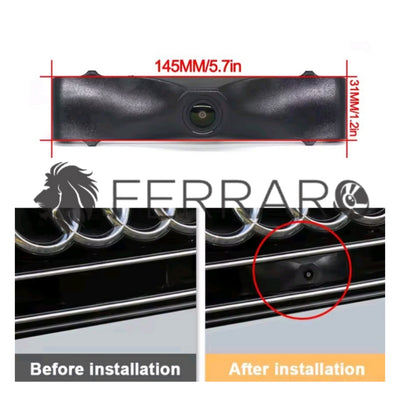 (PRENOTA) Telecamera Frontale per Audi A6 (2012-2018), AHD, 1920x1080, 170° Gradi