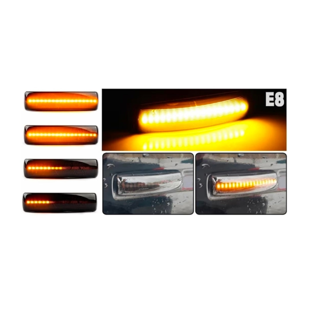 (PRENOTA) Indicatore Direzione Led per Land Rover Discovery, Range Rover, Freelander (Compatibilità in Descrizione), Plug and Play