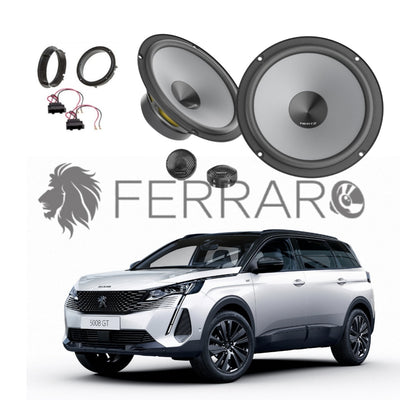 Hertz Kit 4 Casse | K 165 | Anteriori | Peugeot 5008 2ª Serie (Dal 2016>)