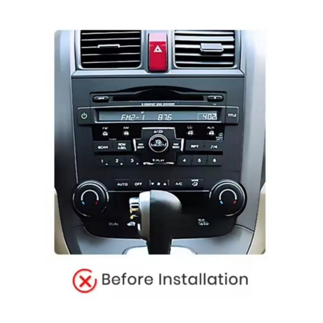 (PRENOTA) Kit  Montaggio Autoradio 9"Pollici Honda CR-V (2006-2012) Mascherina, Cablaggio Autoradio Android