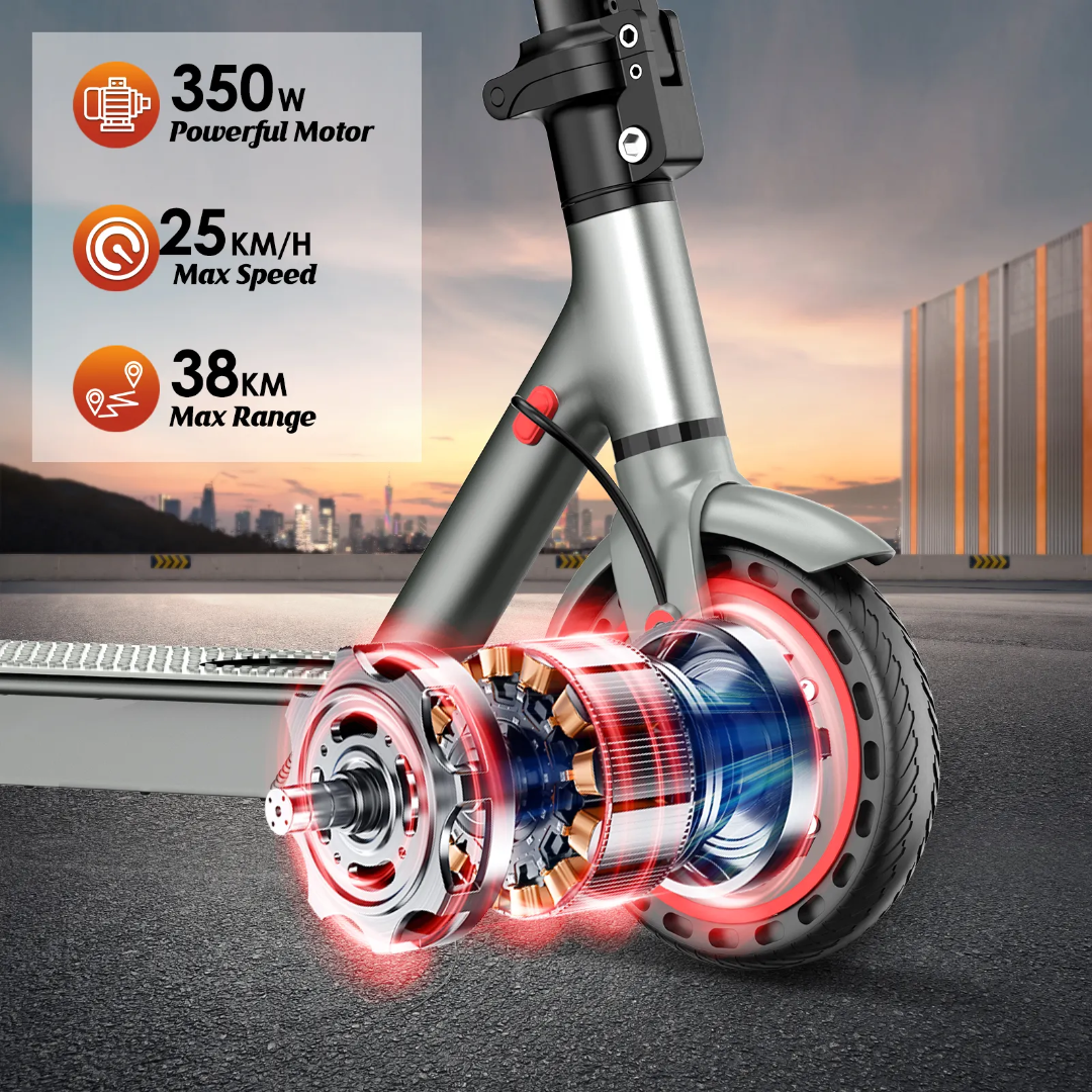 FerraroStore D8 Pro, Monopattino Pieghevole, 8.5", Batteria 36V