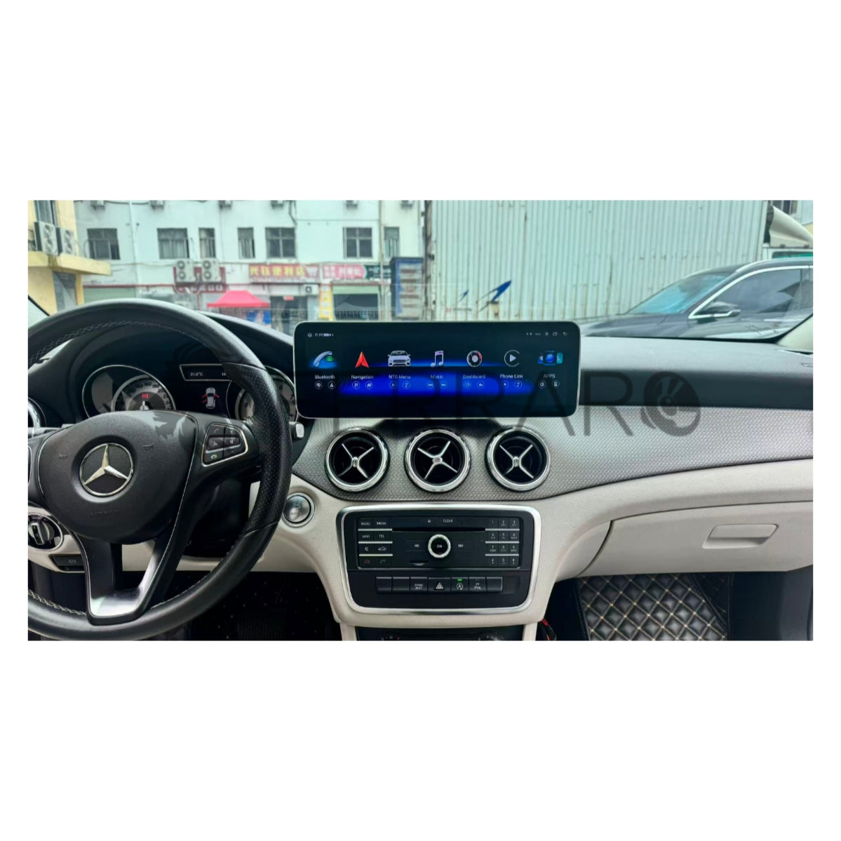 (PRENOTA) Autoradio per Mercedes Classe A W176, CLA X117, GLA X156 14.9" (2013-2018) Android, Bluetooth,  CarPlay, Android Auto, 4/8GB Ram