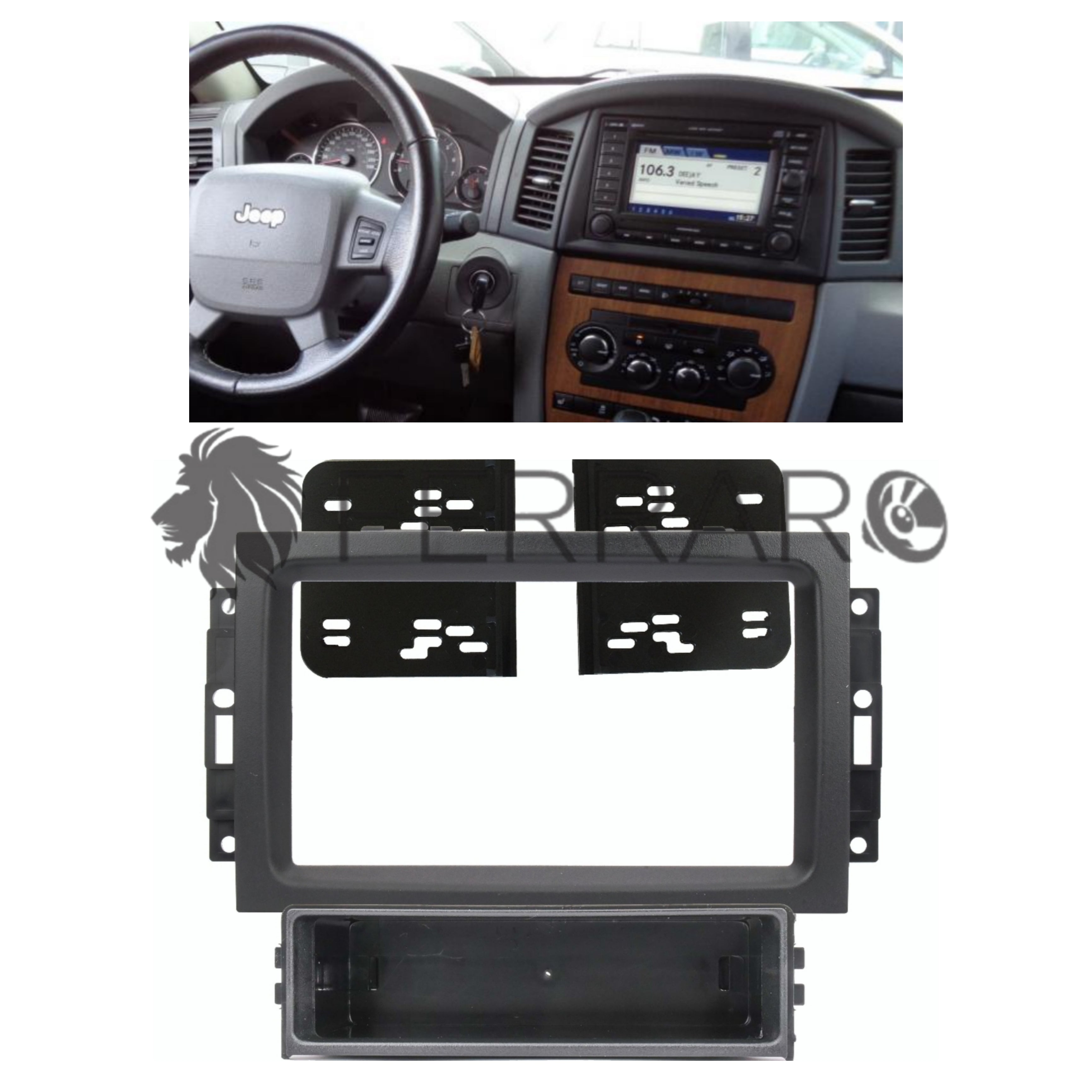 Kit Mascherina 2DIN, Jeep Grand Cherokee (2005-2011)
