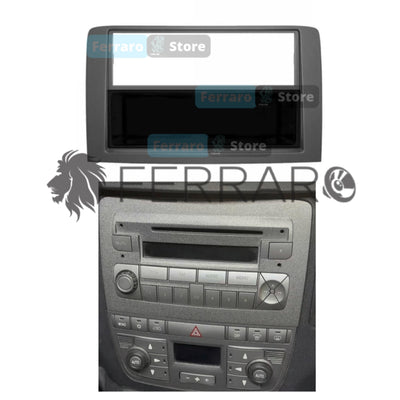 Car radio cover, 1 ISO with drawer, Lancia Musa, until 2009