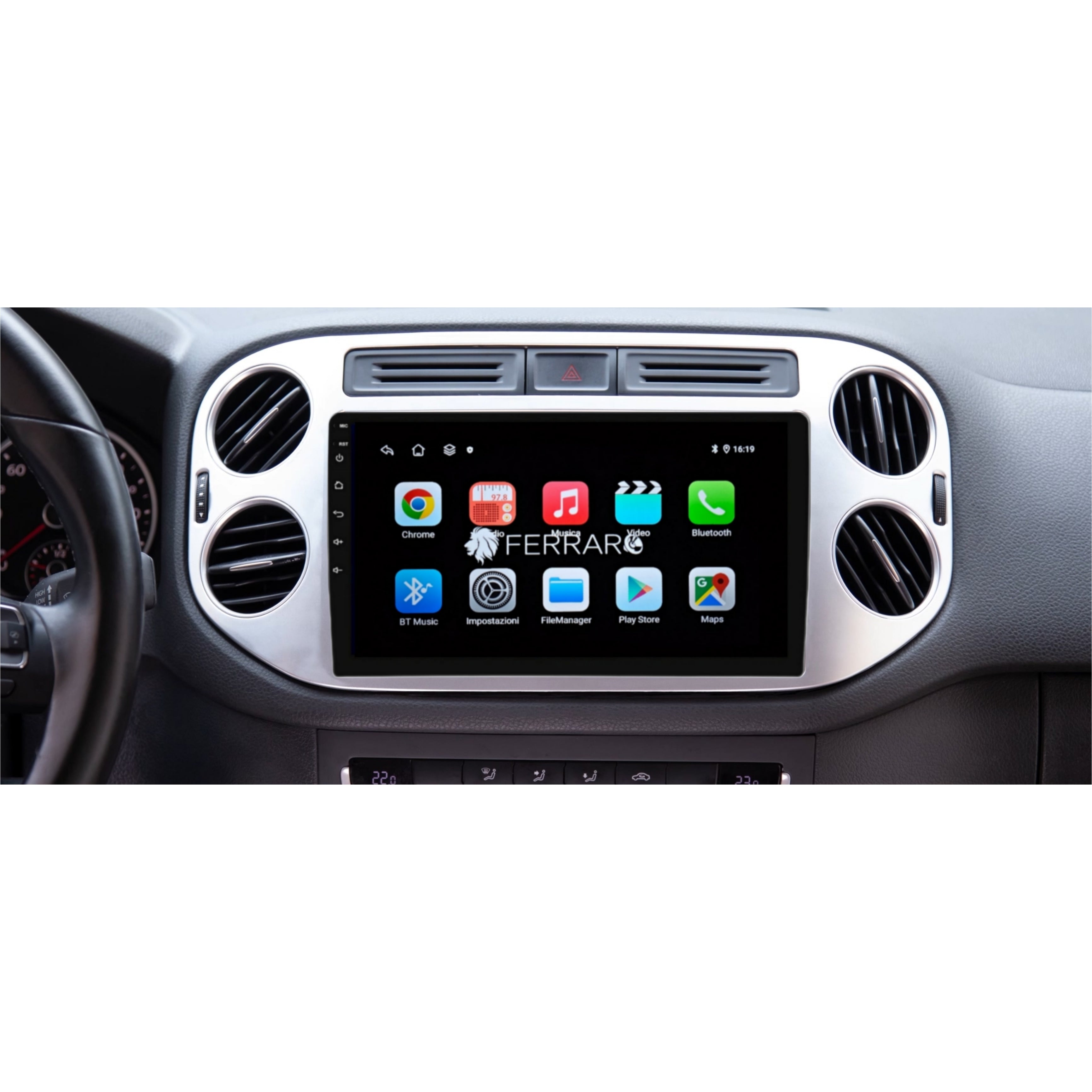 Autoradio per Volkswagen Tiguan, Plus 9" (2007-2016) Android, Bluetooth, CarPlay, Android Auto, 2GB/4GB/6GB/8GB Ram