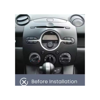 (PRENOTA) Kit Montaggio Autoradio 9"Pollici Mazda 2 (2007-2014) Mascherina, Cablaggio Autoradio Android
