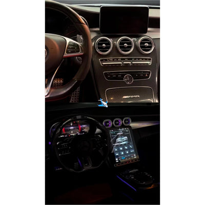 (PRENOTA) Autoradio per Mercedes Classe C W205, GLC X253, 12.1" (2015-2022) Android, Bluetooth, CarPlay, Android Auto, 8/128GB Ram