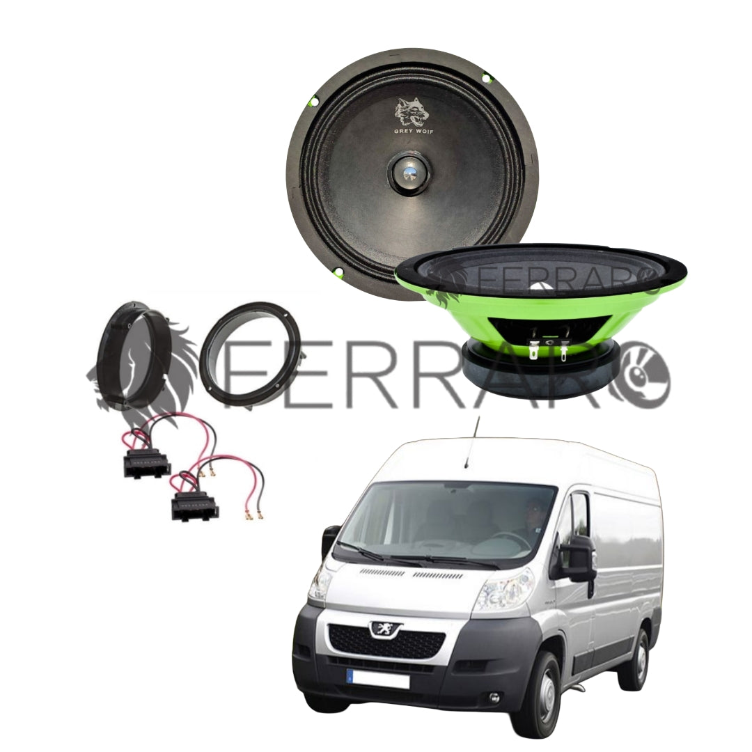 FerraroStore Kit 2 Altoparlanti, PV165.3, Anteriori, Peugeot Boxer dal 2006>