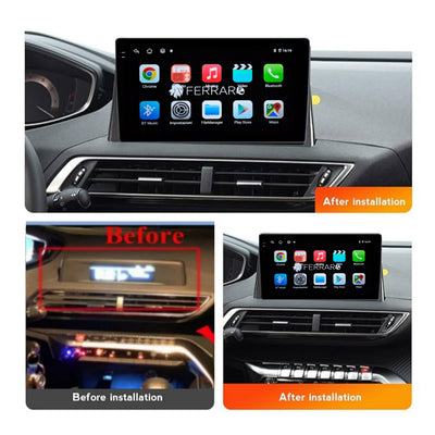 Autoradio per Peugeot 3008, 4008, 5008 9" (2016-2023) Android, Bluetooth, CarPlay, Android Auto, 2GB/4GB/6GB/8GB Ram