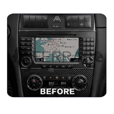 (PRENOTA) Kit Montaggio Autoradio 9"Pollici Mercedes Classe C W203 (2004-2007), Mascherina, Cablaggio per Autoradio Android