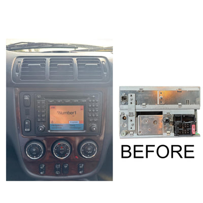 (PRENOTA) Autoradio per Mercedes ML W163 9" 2K (2002-2005) Android, Bluetooth, CarPlay, Android Auto, 12/256GB Ram