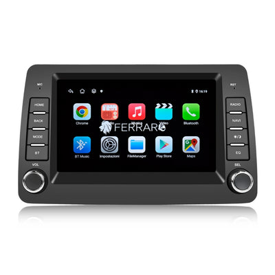 Autoradio per Fiat Panda 169 (2003-2013) 7", Android, Bluetooth, CarPlay, Android Auto, 2/64GB Ram
